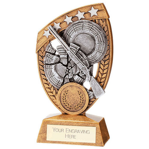 Patriot Clay Pigeon Resin Trophy Plaque | 140mm | G7