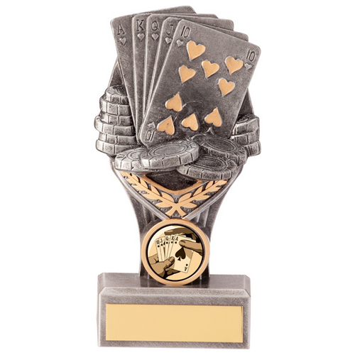 Falcon Poker Cards Trophy | 150mm | G9
