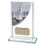 Colour Curve Sailing Jade Glass Trophy | 140mm |  - CR4807A
