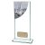 Colour Curve Sailing Jade Glass Trophy | 200mm |  - CR4807D