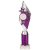Pizzazz Plastic Tube Trophy | Silver & Purple | 350mm | S7 - TA20517B