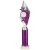 Pizzazz Plastic Tube Trophy | Silver & Purple | 400mm | S7 - TA20517D