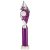 Pizzazz Plastic Tube Trophy | Silver & Purple | 425mm | S7 - TA20517E