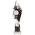Pizzazz Plastic Tube Trophy | Silver & Black | 325mm | S7 - TA20518A