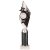 Pizzazz Plastic Tube Trophy | Silver & Black | 375mm | S7 - TA20518C