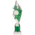 Pizzazz Plastic Tube Trophy | Silver & Green | 325mm | S7 - TA20516A