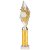 Pizzazz Plastic Tube Trophy | Silver & Gold | 400mm | S7 - TA20520D
