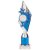 Pizzazz Plastic Tube Trophy | Silver & Blue | 325mm | S7 - TA20521A
