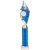 Pizzazz Plastic Tube Trophy | Silver & Blue | 425mm | S7 - TA20521E