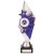 Pizzazz Plastic Trophy | Silver & Purple | 280mm | S25 - TR20517B