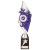 Pizzazz Plastic Trophy | Silver & Purple | 325mm | S25 - TR20517D