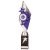 Pizzazz Plastic Trophy | Silver & Purple | 350mm | S25 - TR20517E