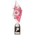 Pizzazz Plastic Trophy | Silver & Pink | 325mm | S25 - TR20522D
