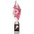 Pizzazz Plastic Trophy | Silver & Pink | 350mm | S25 - TR20522E