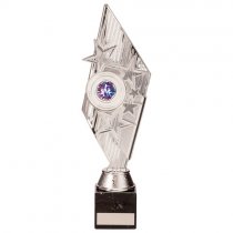 Pizzazz Plastic Trophy | Silver | 300mm | E4294C