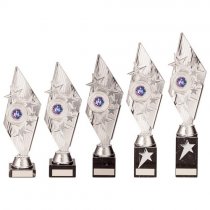 Pizzazz Plastic Trophy | Silver | 300mm | E4294C