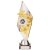 Pizzazz Plastic Trophy | Silver & Gold | 270mm | S9 - TR20520A