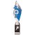 Pizzazz Plastic Trophy | Silver & Blue | 350mm | S25 - TR20521E