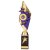 Pizzazz Plastic Trophy | Gold & Purple | 350mm | G25 - TR20525E