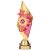 Pizzazz Plastic Trophy | Gold & Pink | 270mm | G9 - TR20530A