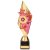 Pizzazz Plastic Trophy | Gold & Pink | 300mm | E4293C - TR20530C