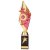 Pizzazz Plastic Trophy | Gold & Pink | 350mm | G25 - TR20530E