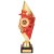 Pizzazz Plastic Trophy | Gold & Red | 280mm | G25 - TR20527B