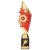 Pizzazz Plastic Trophy | Gold & Red | 325mm | G25 - TR20527D