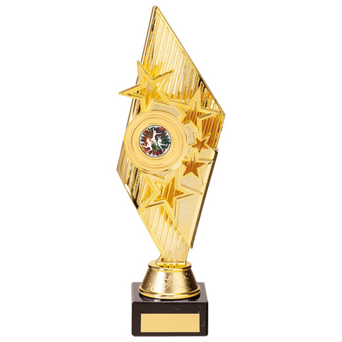 Pizzazz Plastic Trophy | Gold | 280mm | G25