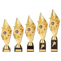 Pizzazz Plastic Trophy | Gold | 325mm | G25