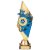 Pizzazz Plastic Trophy | Gold & Blue | 270mm | G9 - TR20529A