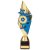 Pizzazz Plastic Trophy | Gold & Blue | 300mm | E4293C - TR20529C