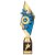 Pizzazz Plastic Trophy | Gold & Blue | 325mm | G25 - TR20529D