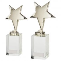 Dallas Crystal & Chrome Trophy | 205mm | S25