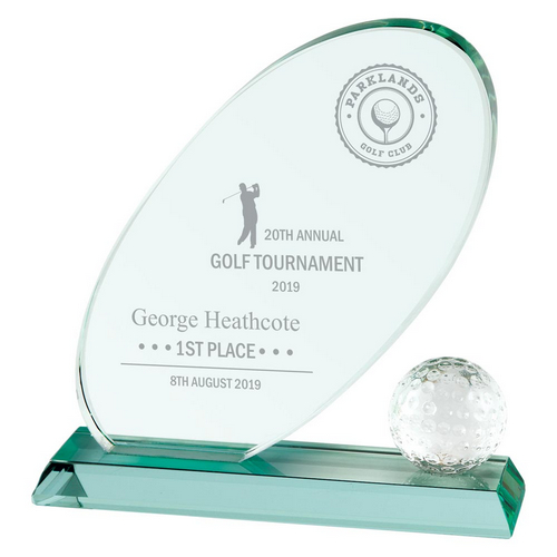 Muirfield Jade Glass Trophy | 195mm |
