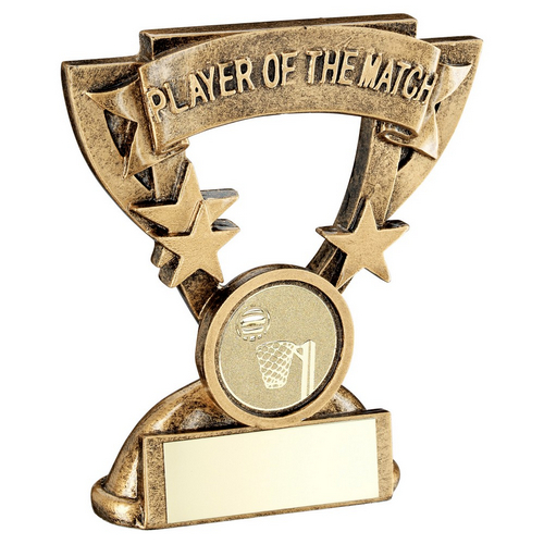 Netball Player Of The Match Mini Cup Trophy | 95mm |