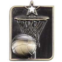 Centurion Star Netball Medal | Gold | 53 x 40mm