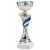 Foxie Silver & Blue Bowl Trophy | Metal Bowl | 215mm | S7 - 1637D