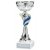 Foxie Silver & Blue Bowl Trophy | Metal Bowl | 245mm | S49 - 1637B