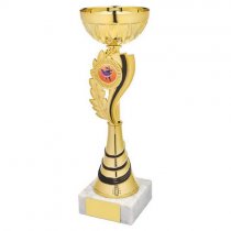 Arches Gold & Black Wreath Bowl Trophy | Metal Bowl | 280mm | G24