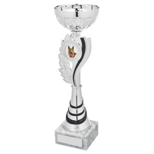 Arches Silver & Black Wreath Bowl Trophy | Metal Bowl | 260mm | S7