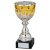 Jet Silver & Black Bowl Trophy | Metal Bowl | 210mm | S24 - 1649D