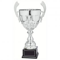 Petal Silver Presentation Trophy Cup With Handles | Metal Bowl | 510mm | B60