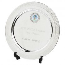 Silver Plate Salver Trophy with Stand | 200mm |