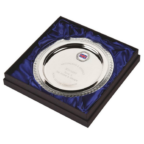 Silver Plated Salver in Presentation Case | 200mm |