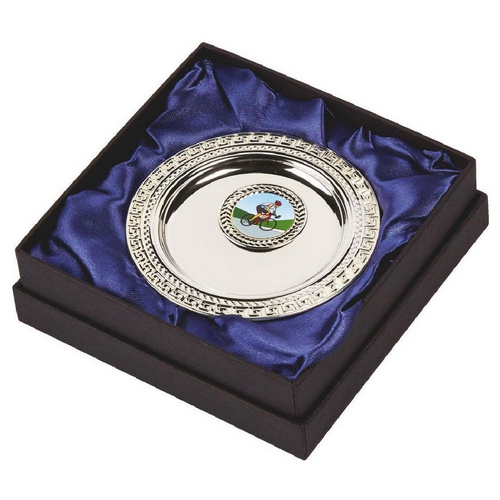 Silver Plated Salver in Presentation Case | 100mm |