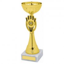Strike Gold & Black Bowl Trophy | Metal Bowl | 255mm | G49