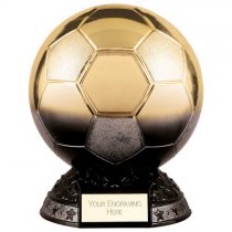 Elite Football Heavyweight Trophy | Black & Gold | 145mm | G23