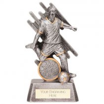 Focus Football Male Trophy Silver | 130mm | G24