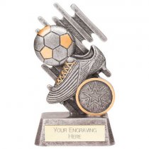 Focus Football Boot & Ball Trophy Silver | 110mm | G7
